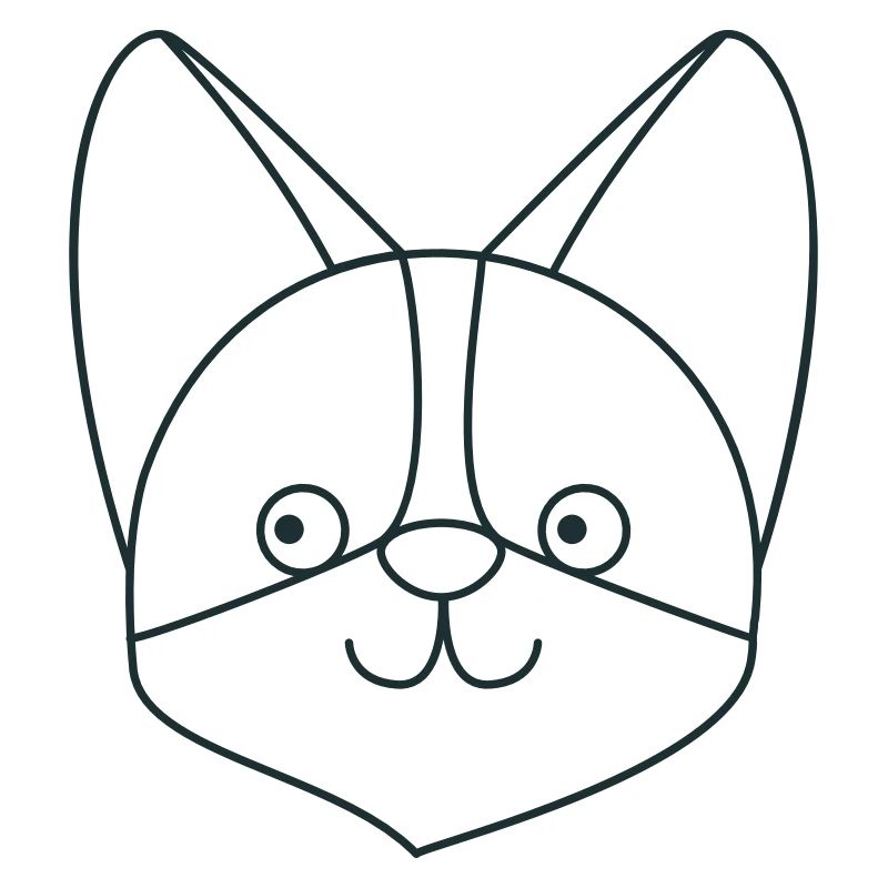 Super cute corgi face