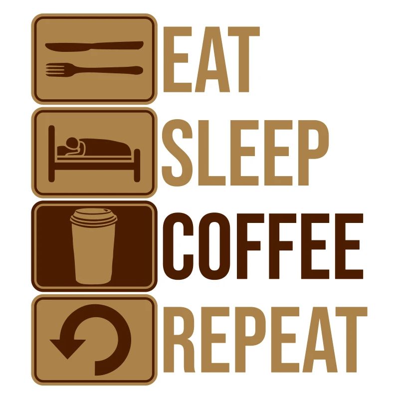 eat sleep coffee repeat