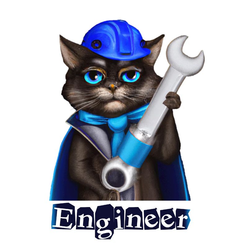 Katze Ingenieur
