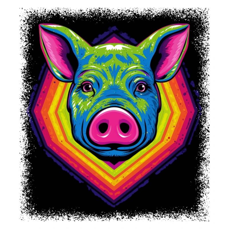drôle cochon bacon tshirt citation motif cochon d’Inde