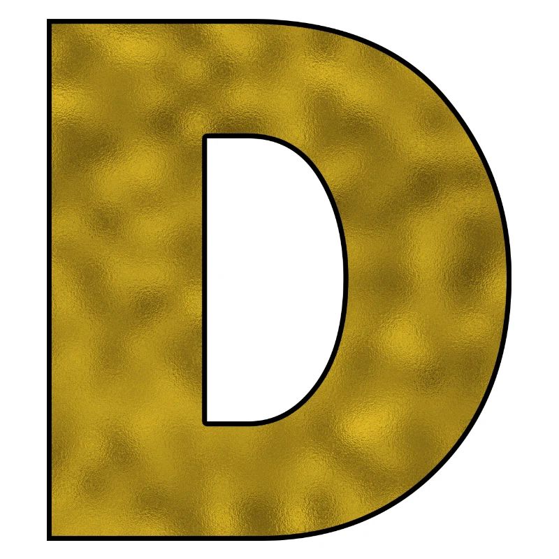 Lettre D Or