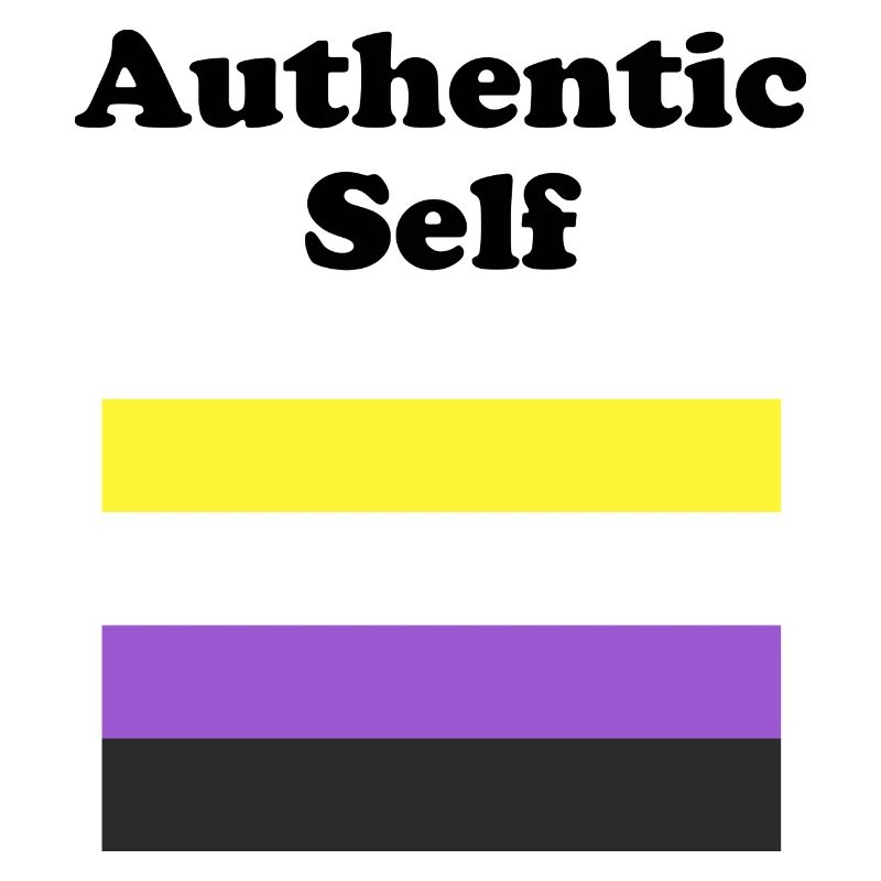 Non Binary Flag Authentic Self