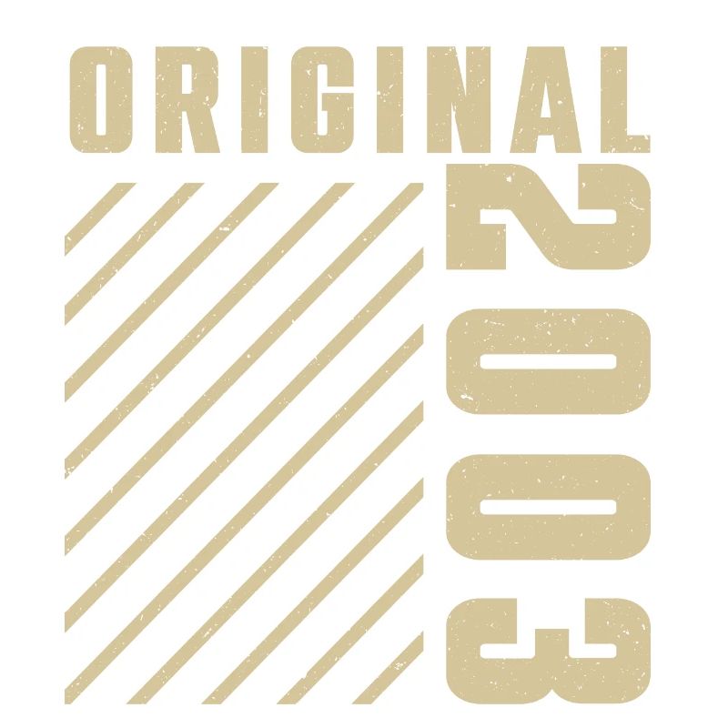 Original 2003 Authentisch 2003 Vintage Bursdag