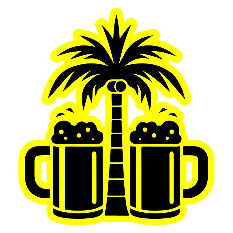 Bier Palmen Strand