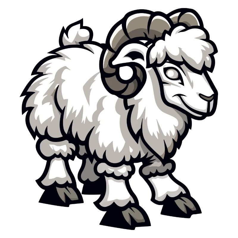 Schaf Steinbock