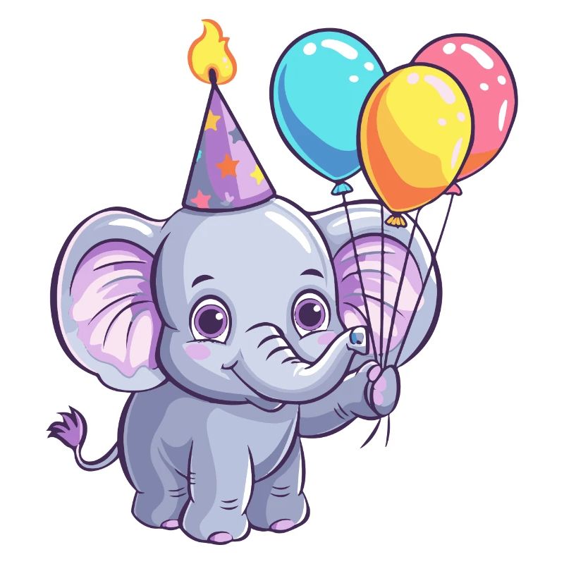 Elephant Birthday Comic