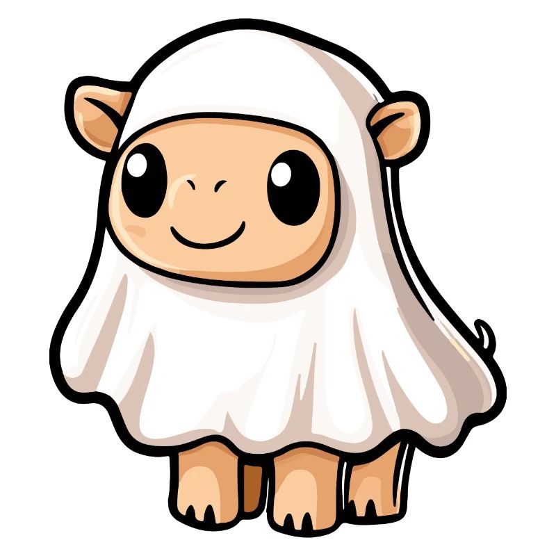 Camel Halloween Funny Ghost