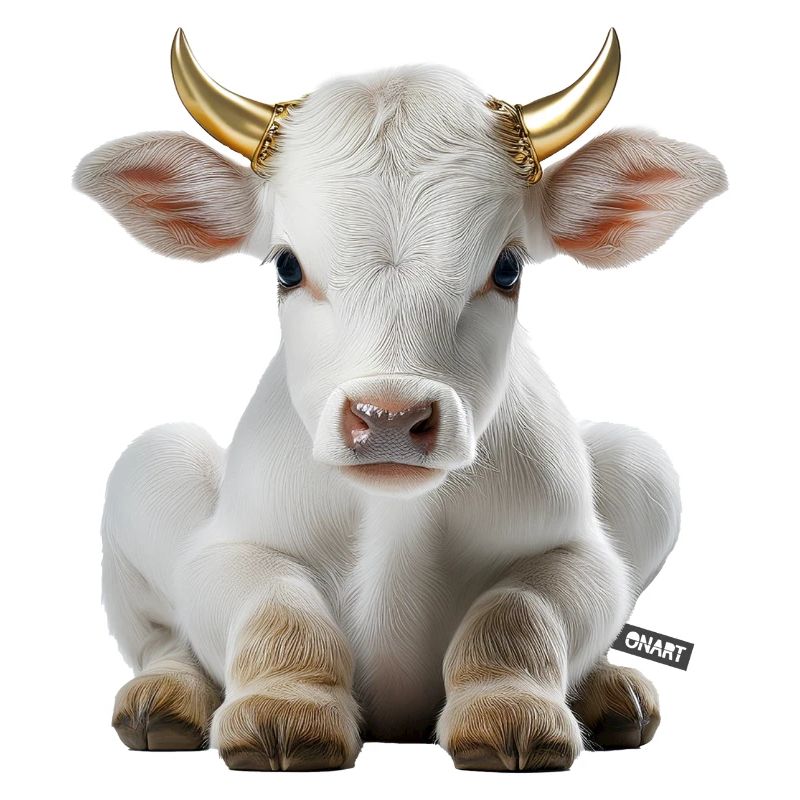 Stier weiß