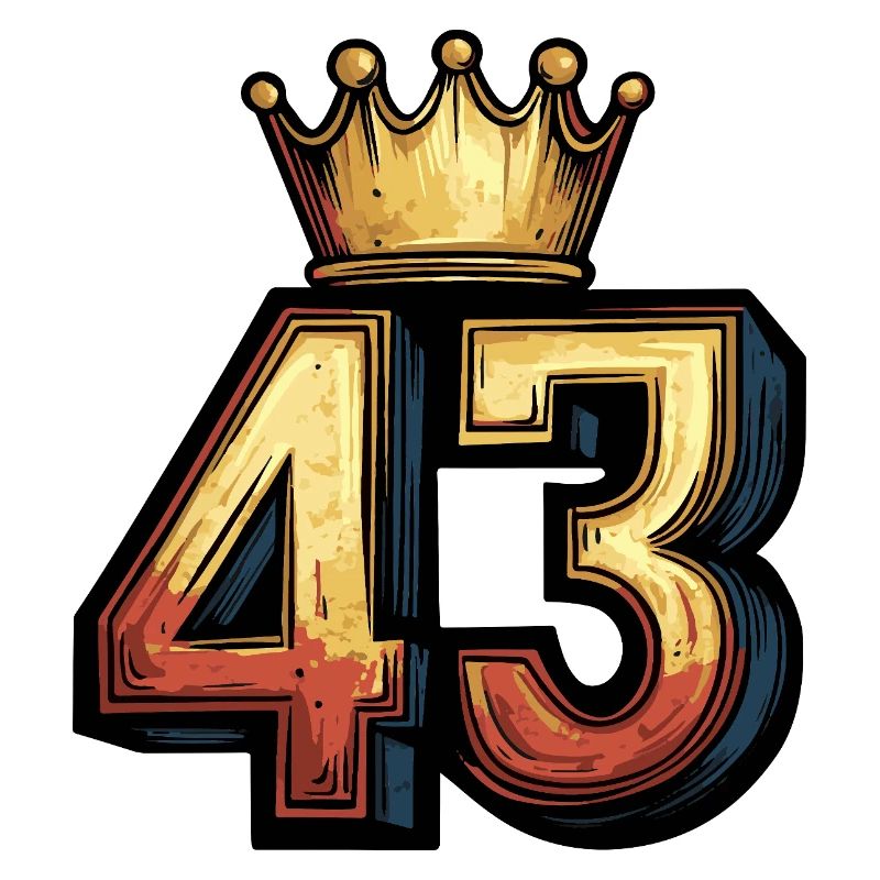 43 Zahl Krone