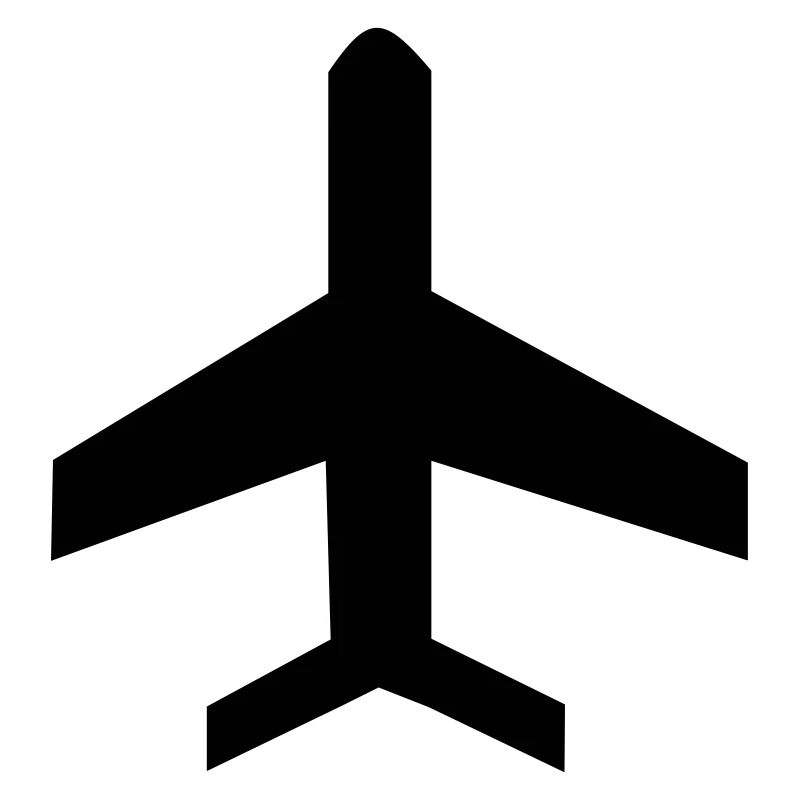 Airplane symbol icon