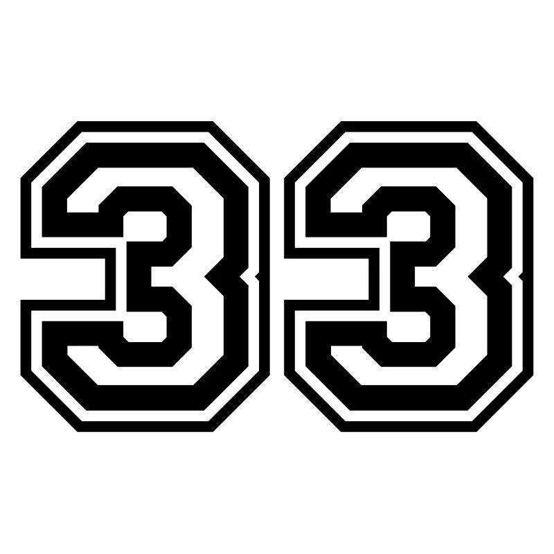 33 Numéro de numéro