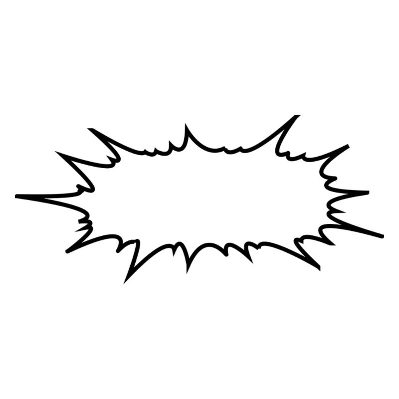 Splash speech bubble