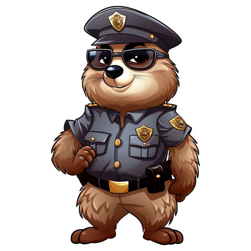 Murmeltier Polizei