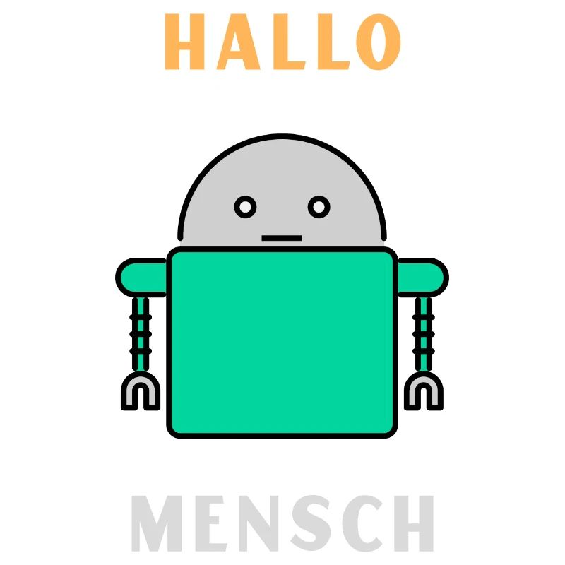 Hallo Mensch - Roboter Begrüßung