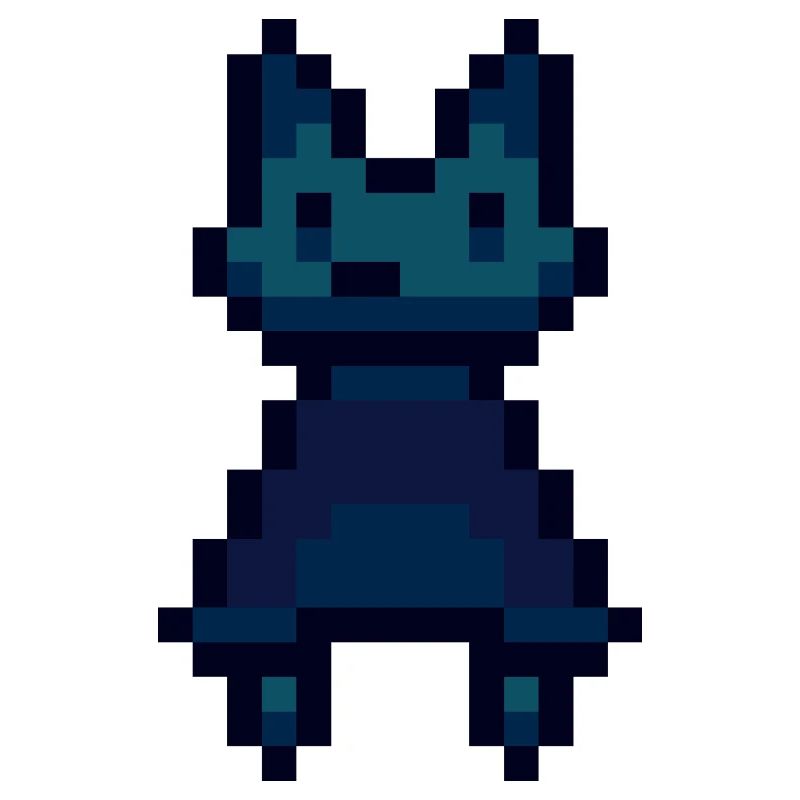 Pixel-Katze