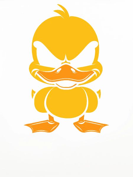 Furious Duckling COIN-Druck