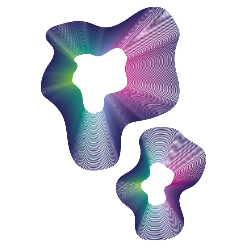Abstraktes Neon Muster