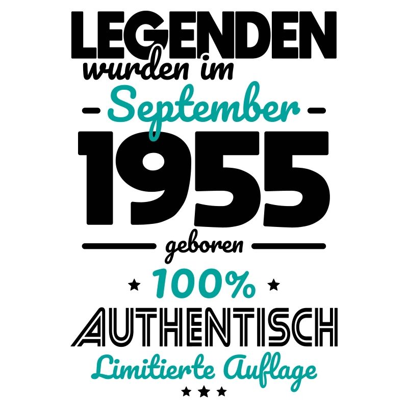 70. Geburtstag - Legenden wurden im September 1955