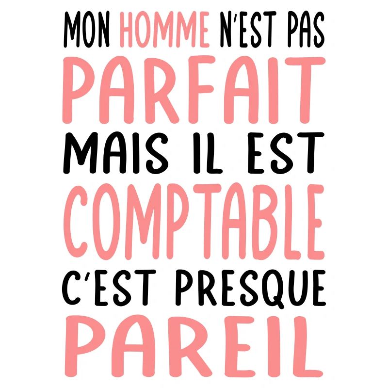 Mon homme n'est pas parfait mais il est comptable
