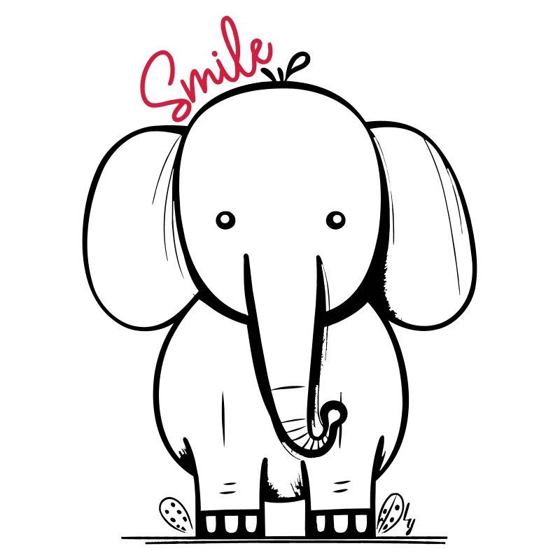Elephant smile
