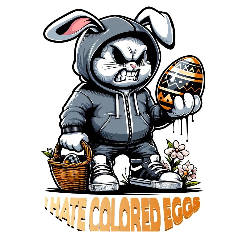 I hate colored eggs