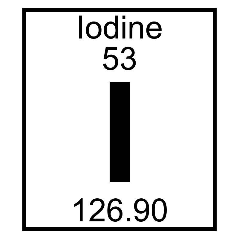 Iodine (I) (element 53)
