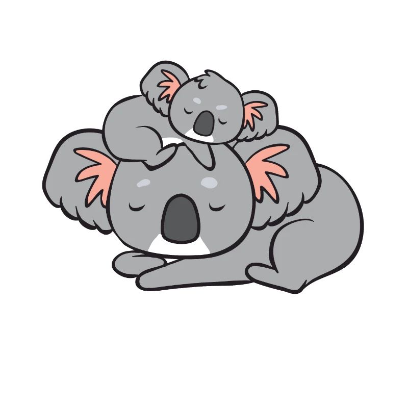 Koala - Mammi mit Kind