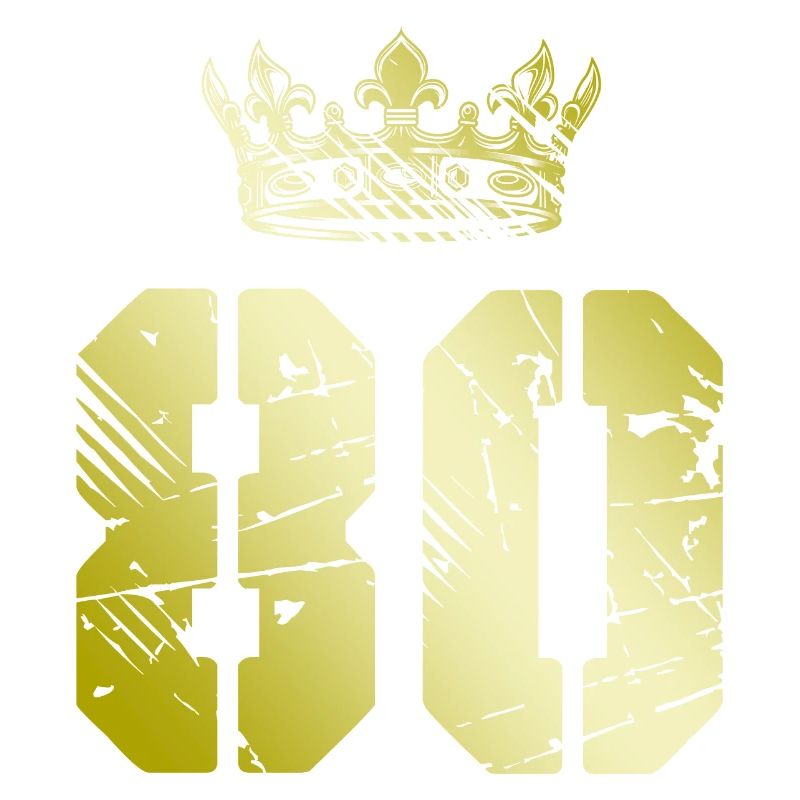 80 Number crown