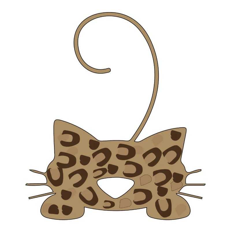 Leopard mask, leopard mask