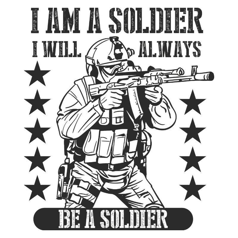 Ich bin ein Soldat und ich werde immer ein Soldat sein