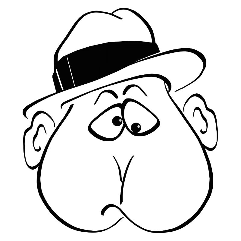 Face with hat