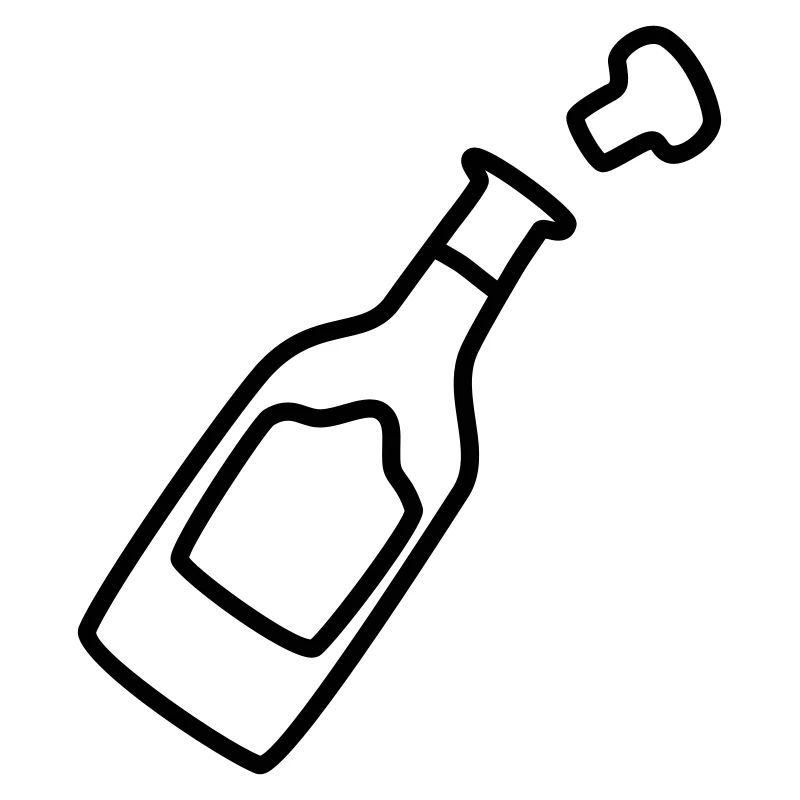 Bouteille de avec bouchon 1