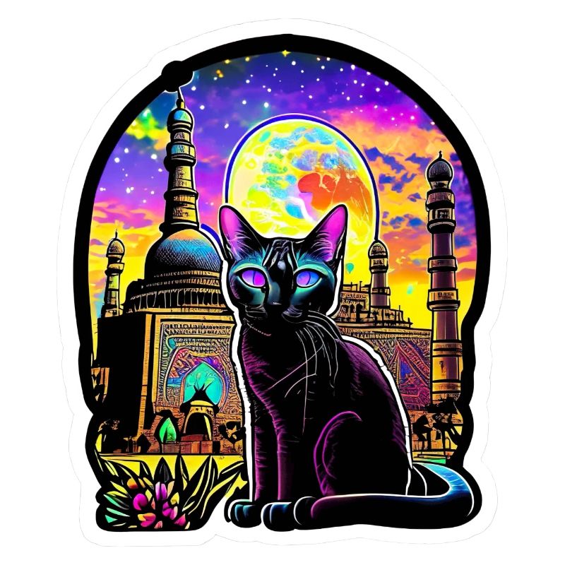 Oriental Cat Psychedelic