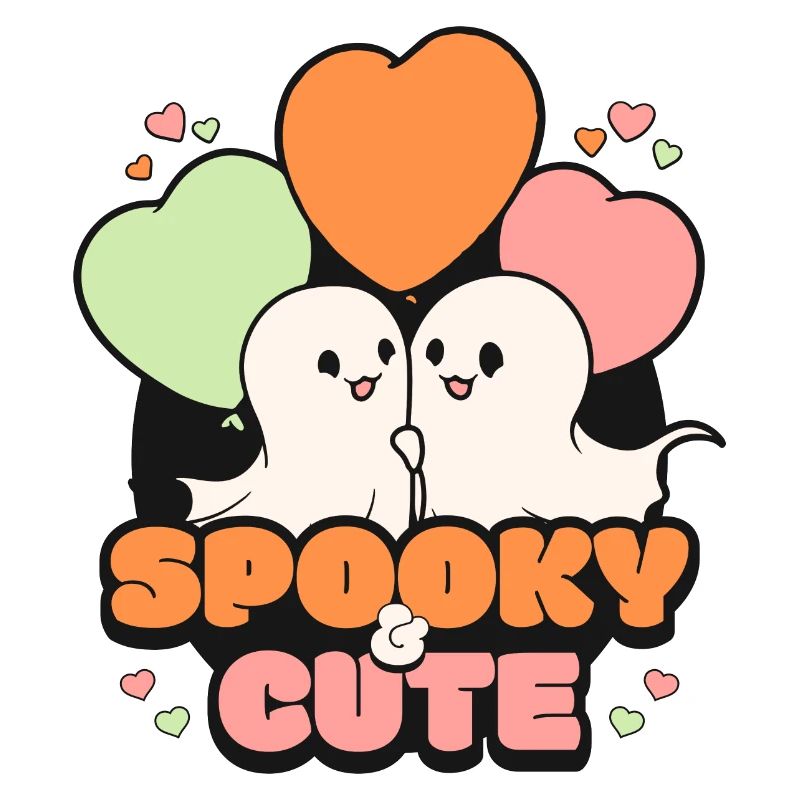 Spooky October Cute Halloween Ghost
