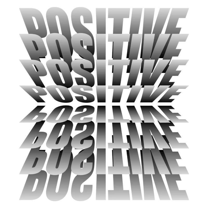 Positives Tee-Hemd