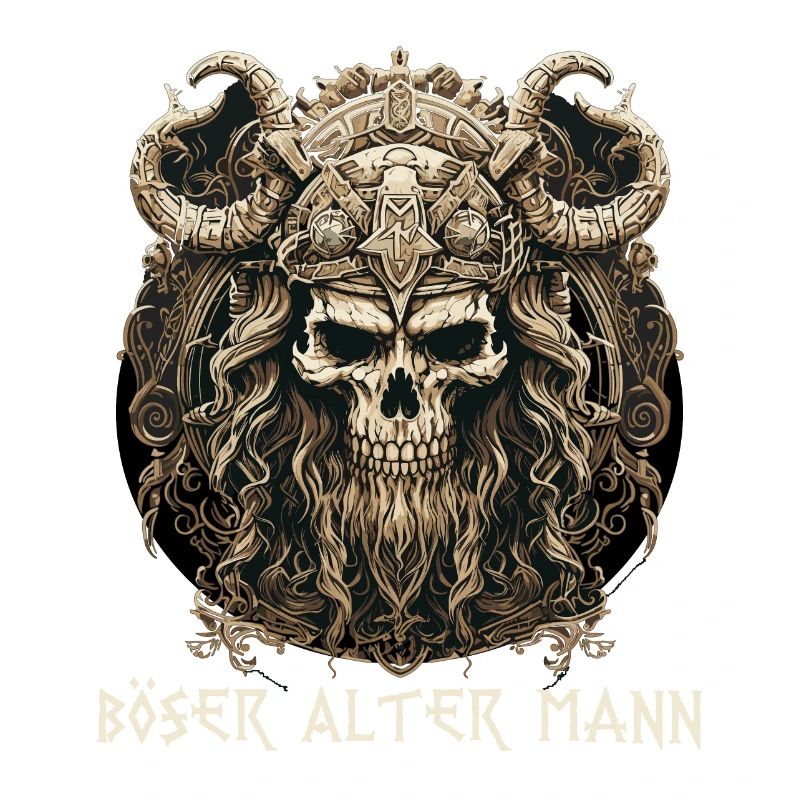 Böser Alter Mann Wikinger