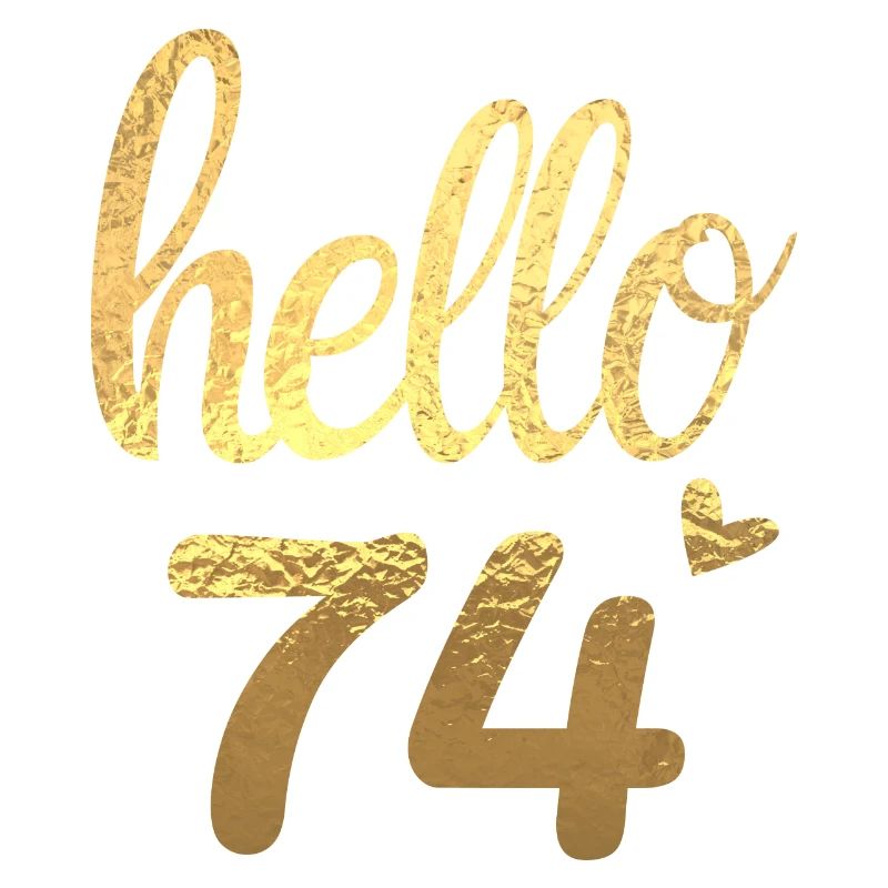 Hello 74 doré
