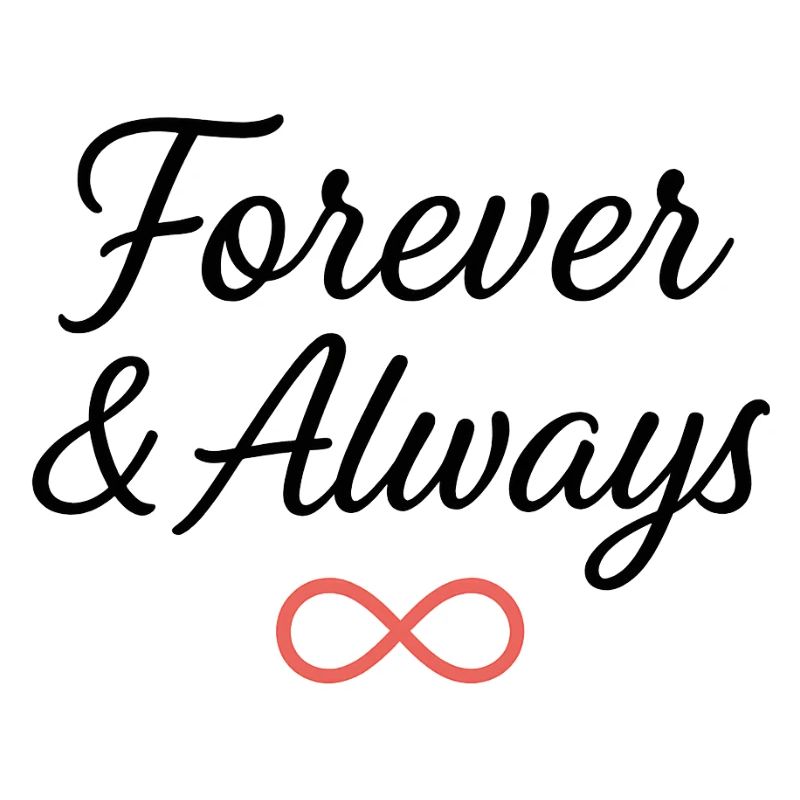 Conception de typographie de symbole de l’infini éternel