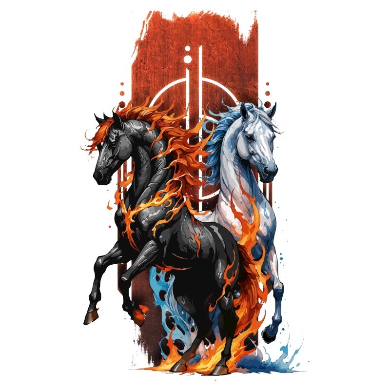 Équidé élémentaire : Cheval de feu et d’eau