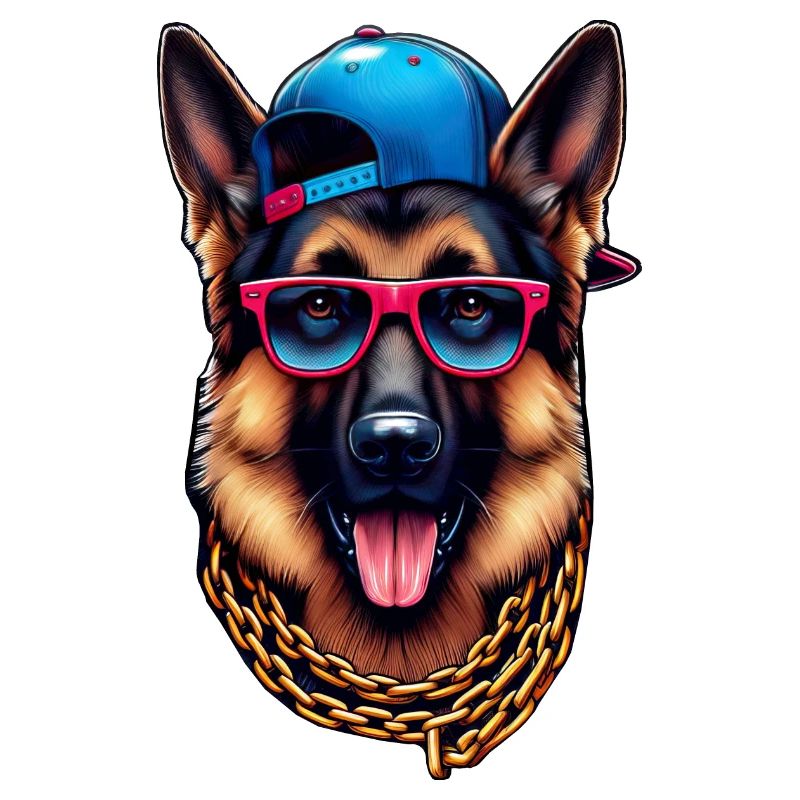 Deutscher Schäferhund Der Rapper