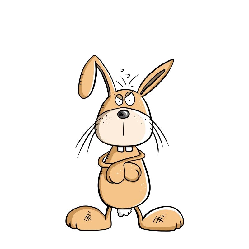 NÖ Hase Comic Ostern Geschenk