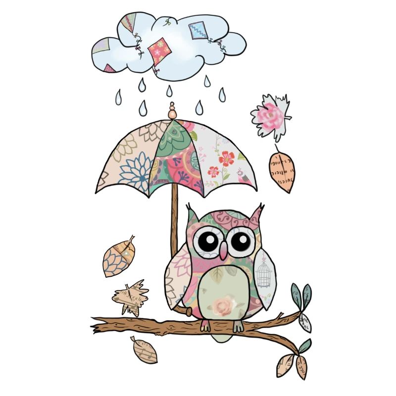 Eule_im_Regen