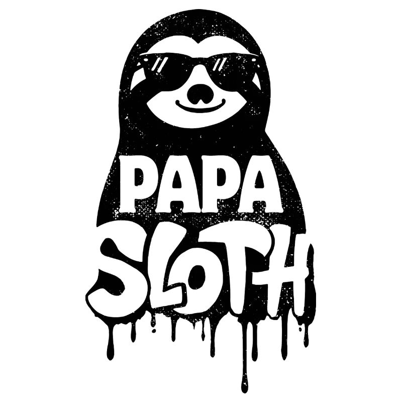 Papa Sloth - Cool Sloth Father's Day