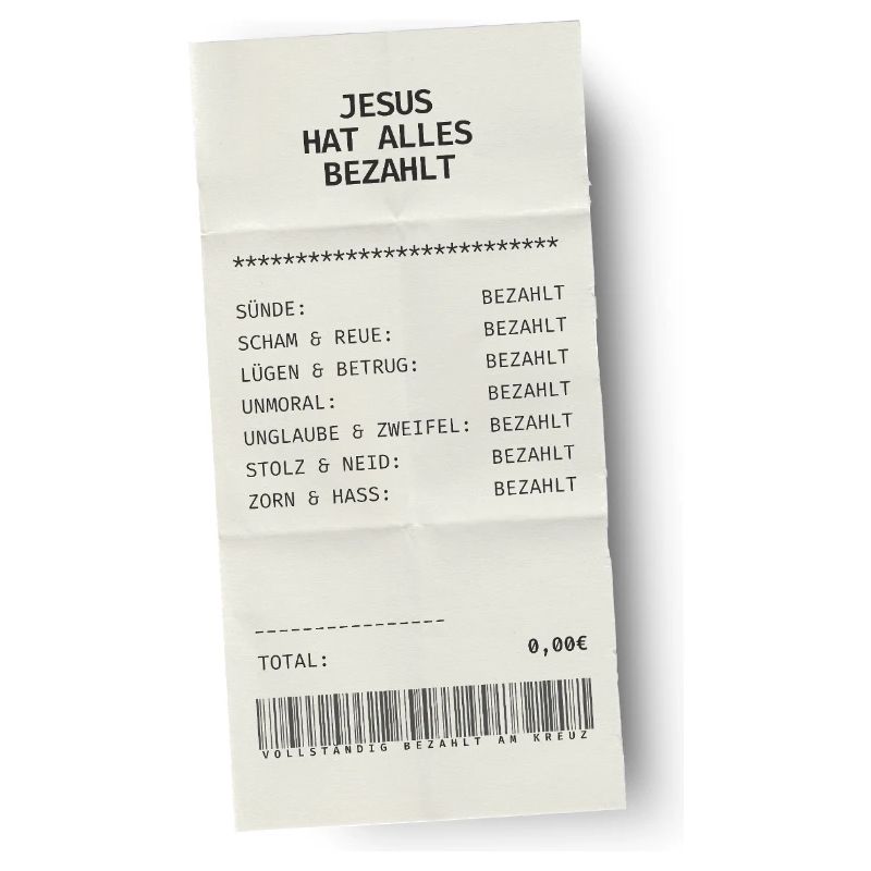 Jesus hat alles bezahlt 