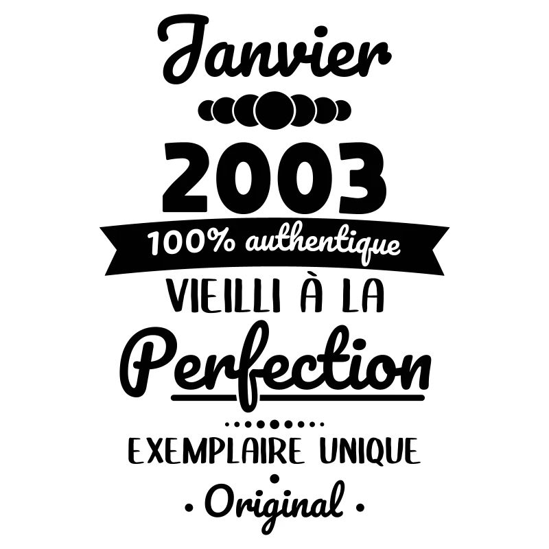 Anniversaire 20 ans - Janvier 2003 Original