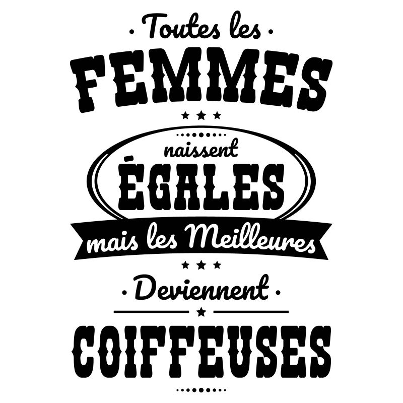 Femmes égales les meilleures deviennent coiffeuses