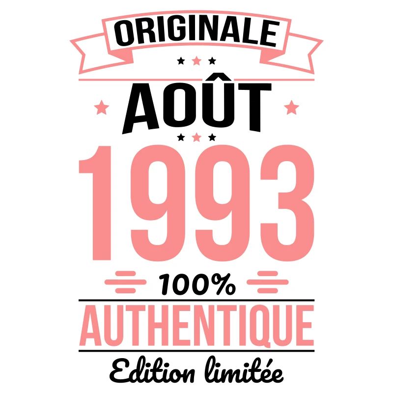 Anniversaire 30 ans - Originale - Août 1993