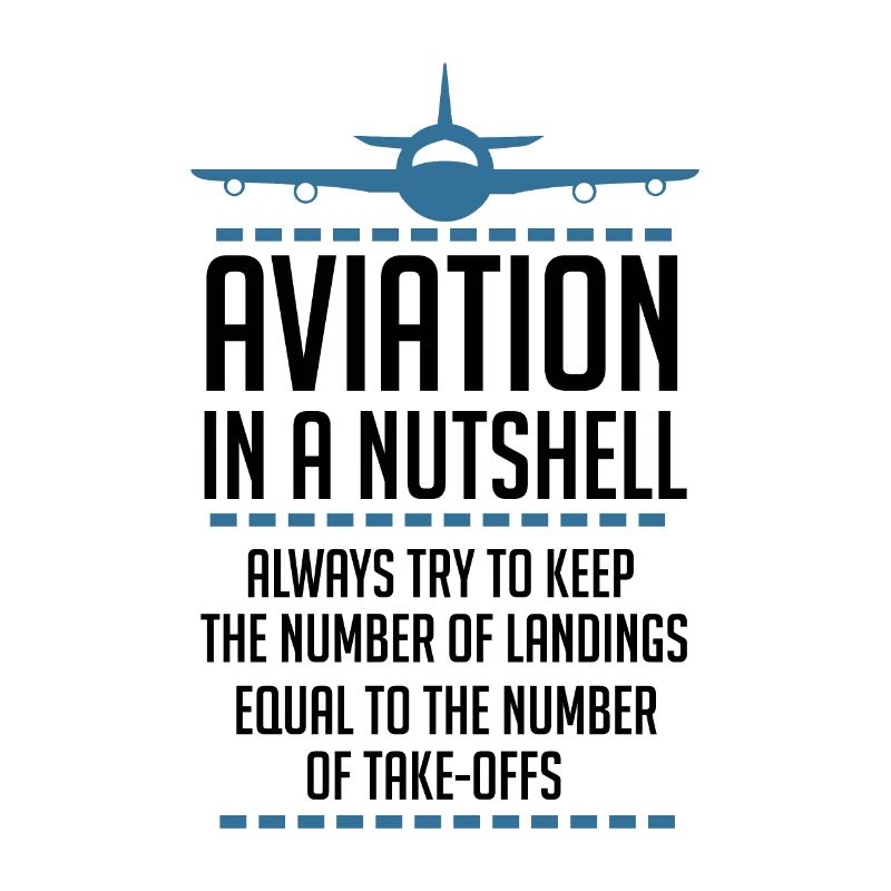 Aviation In A Nutshell Funny ATC Pilot Gift TShirt