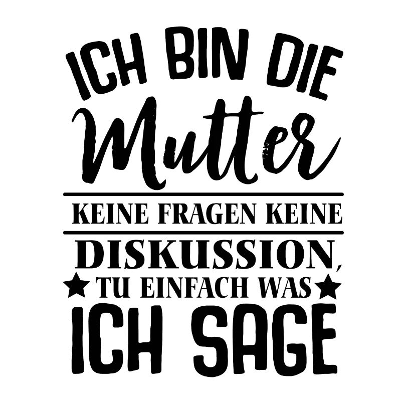 Mutter Kinder Gehorchen Muttertag lustig Geschenk