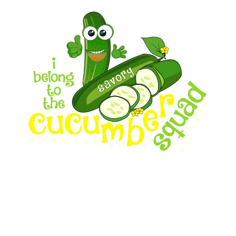 Concombre concombre cadeau concombre escouade drôle